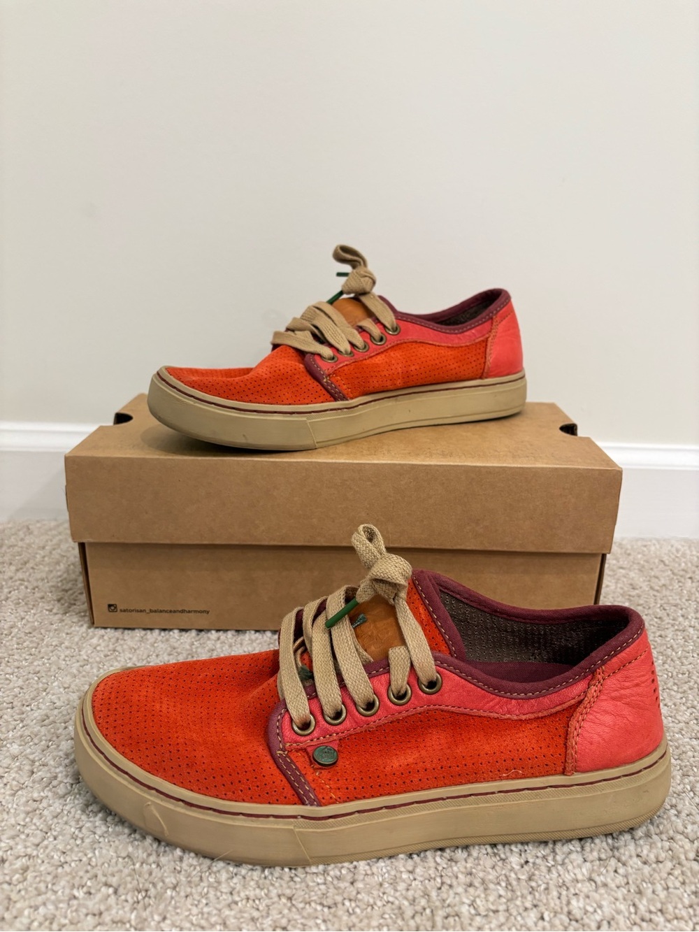 Satorisan Heisei Suede Punch sneaker
